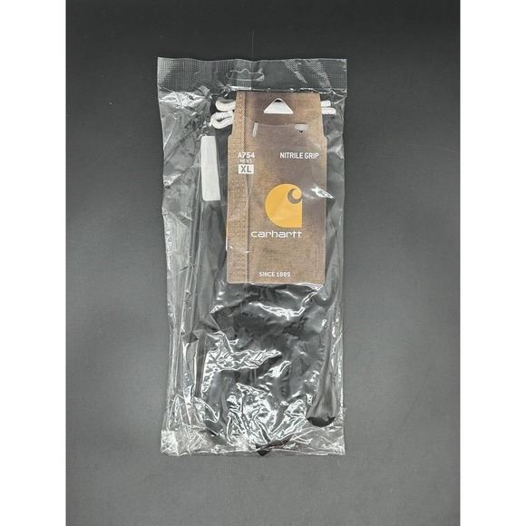 Carhartt All Purpose Black Nitrile A774 Grip Cut‎ Resistant Gloves Men's Sz XL - Picture 3 of 3